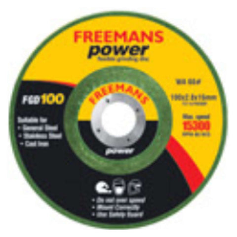 Freemans Power Flexible Grinding Wheel With Depressed Centre FGD 