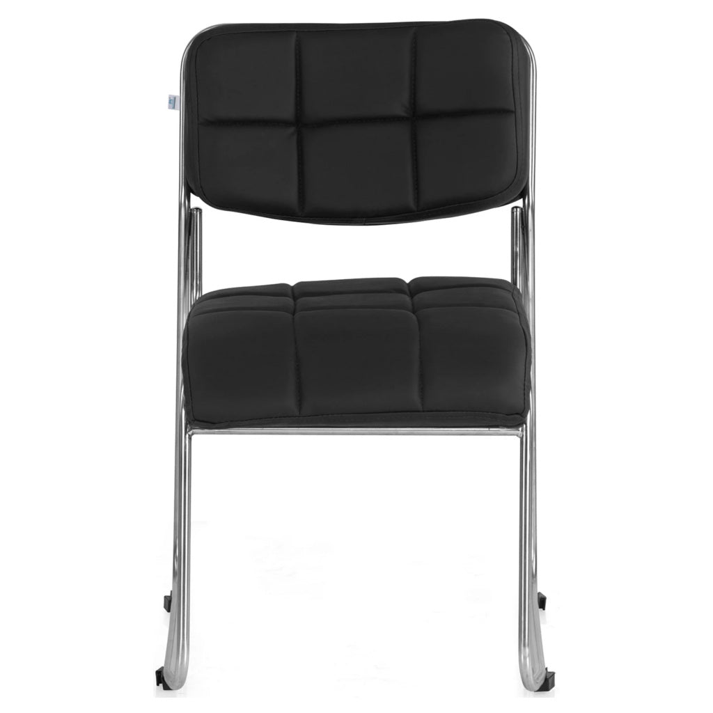 Nilkamal Contract 02 Without Arm Visitor Chair Black