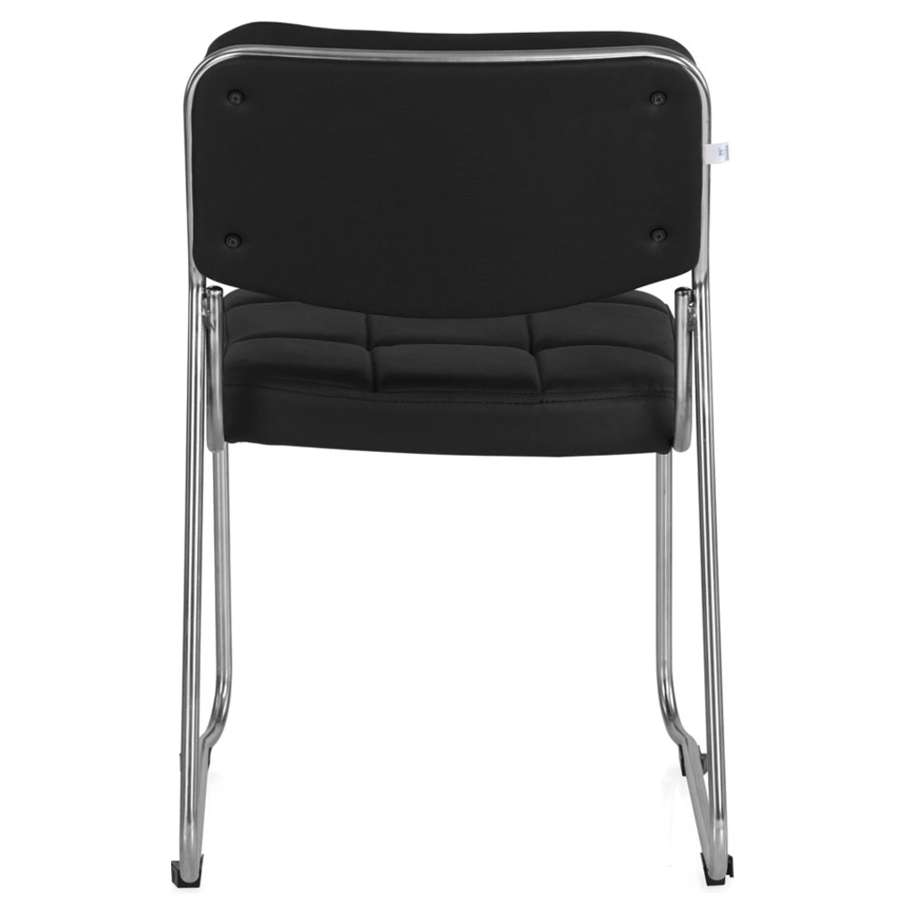 Nilkamal Contract 02 Without Arm Visitor Chair Black