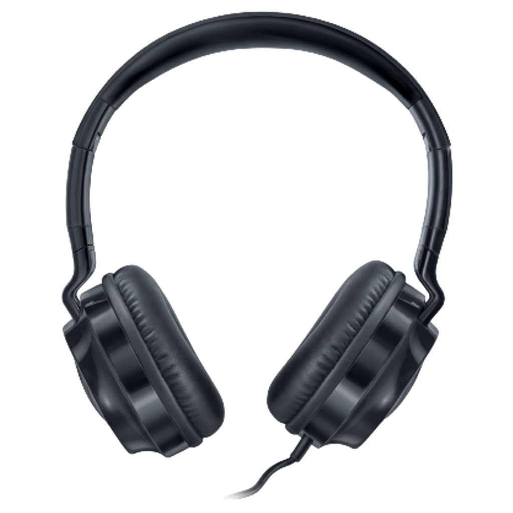 Fingers Superstar H6 Wired On Ear Headphone With Mic Black 