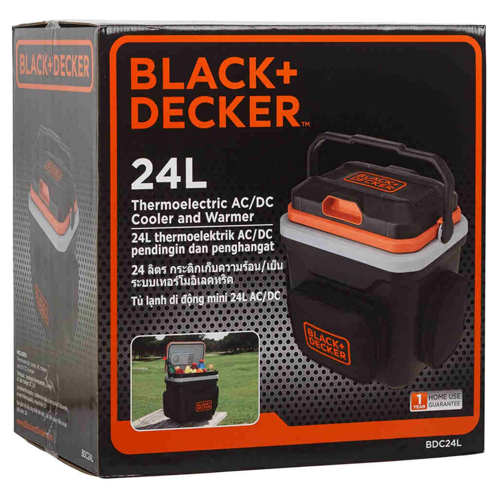 Buy Black & Decker Thermoelectric Portable Automotive Car Beverage Cooler &  Warmer 24L Black BDC24L Online at Bestomart