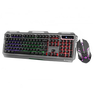 Zebronics Zeb Transformer Kit Gaming Keyboard and Mouse Combo With USB And Braided Cable