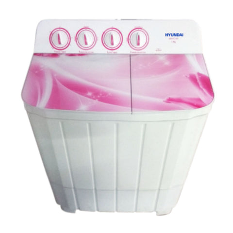 Hyundai Semi Automatic Toughened Glass Washing Machine 7kg HYS70E3 