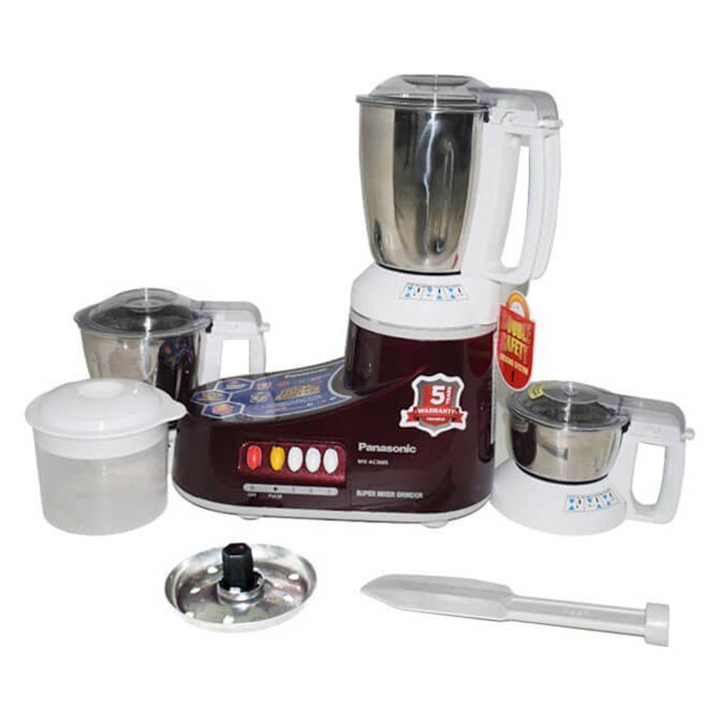Buy Panasonic Mixer Grinder With Stainless Steel Jars 550W MX