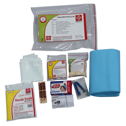 St.Johns Disposable Delivery First Aid Kit SJF DDK 