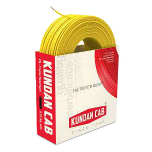 Kundan Cab PVC Insulated Single Core Sheathed Stranded Copper Wire (Industrial Cable) Per 450mtrs 