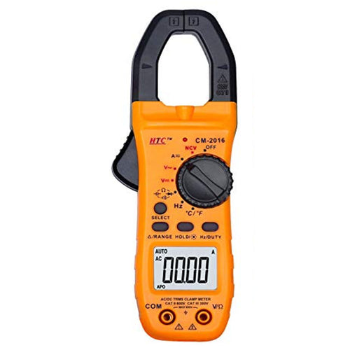 HTC AC/DC Clamp Meter With Temperature & Frequency 600A CM-2016 