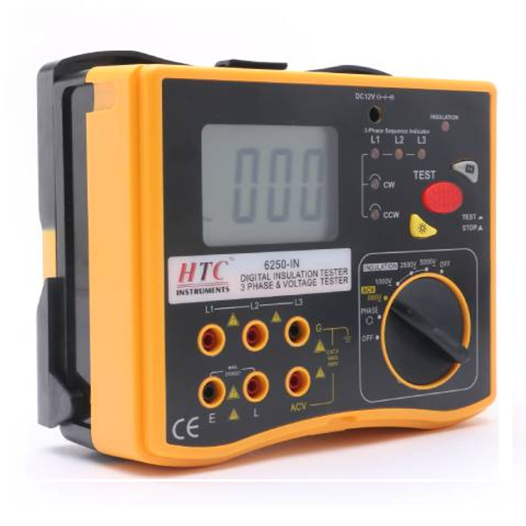 HTC Digital Insulation Tester 5kV-200GΩ 6250IN