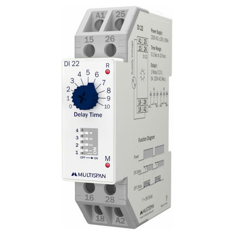 Multispan Delay Timer Multi Range DI-22 