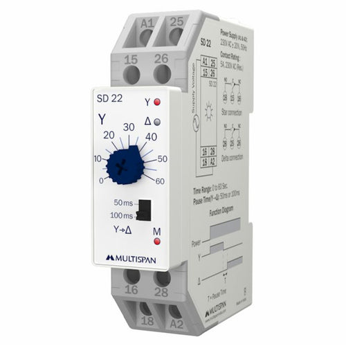 Multispan Star Delta Timer SD-22 