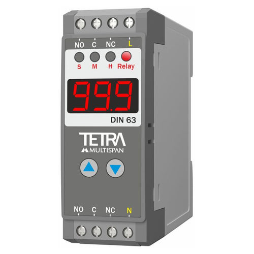 Multispan Digital Timer 3 Digits DIN-63 