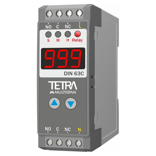 Multispan Digital Timer 3 Digits DIN-63C 