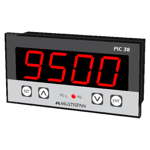 Multispan Process Controller 4 Digit PIC-38 