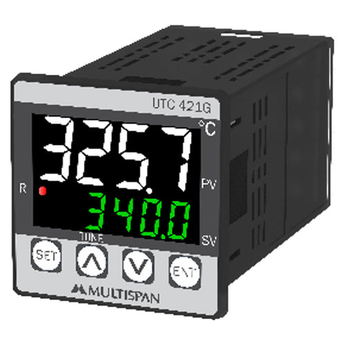 Multispan Temperature Controller Double Display 4 Digit UTC-421 G 