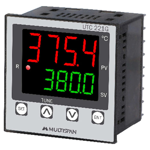 Multispan Temperature Controller Double Display 4 Digit UTC-221 G 