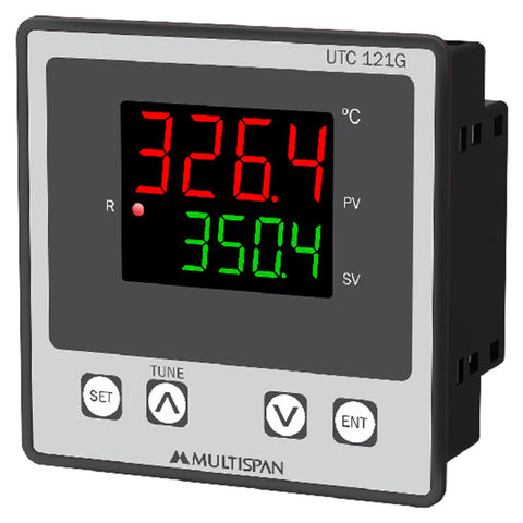 Multispan Temperature Controller Double Display 4 Digit UTC-121 G 