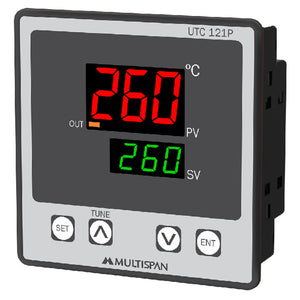Multispan Temperature Controller Double Display 3 Digit UTC-121 P 