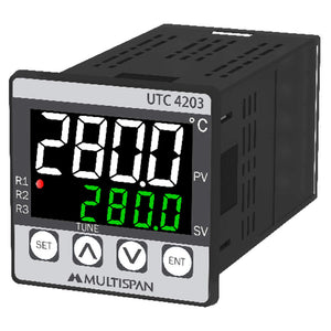 Multispan Temperature Controller Double Display 4 Digit UTC-4203 