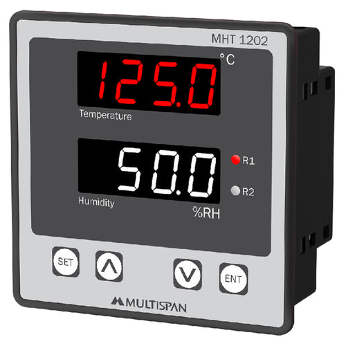 Multispan Humidity Controller With Temperature Controller 2 Relay MHT-1202 