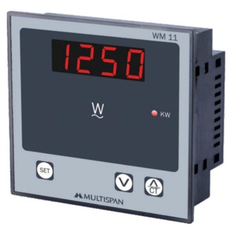 Multispan Watt Meter Single Phase WM-11 