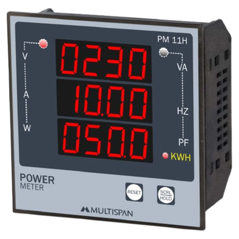 Multispan Multi Function Meter Single Phase PM-11 H 