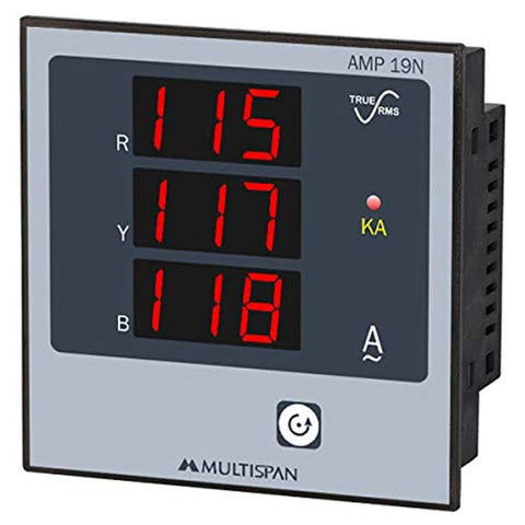 Multispan Ams Meter Three Phase AMP-19 N 