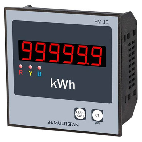 Multispan Energy Meter KWH Three Phase EM-10 