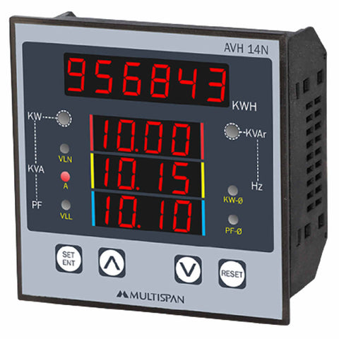 Multispan Multi Function Meter Three Phase AVH-14 N 
