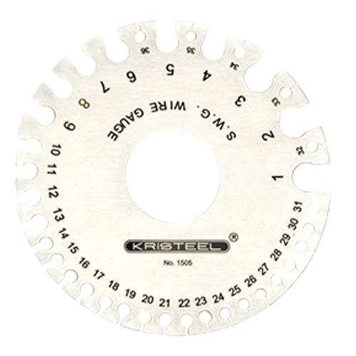Kristeel Shinwa S.W.G. Round Wire Gauge(1-36 SWG) 1505 