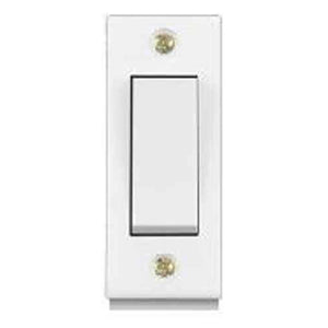 Anchor Penta PC Deluxe 6A 1 Way Switch Urea Back White 14125 