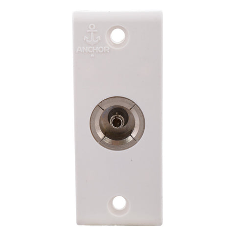 Anchor Penta PC TV Antenna Outlet White 