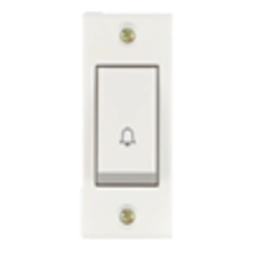 Anchor Penta Urea Cherry 6A Bell Push Switch White 38218 