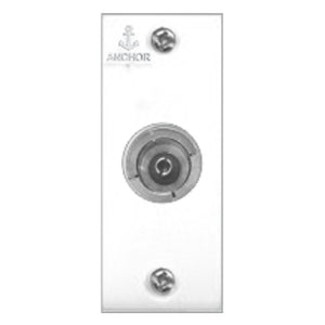 Anchor Penta Urea TV Antenna Outlet White 