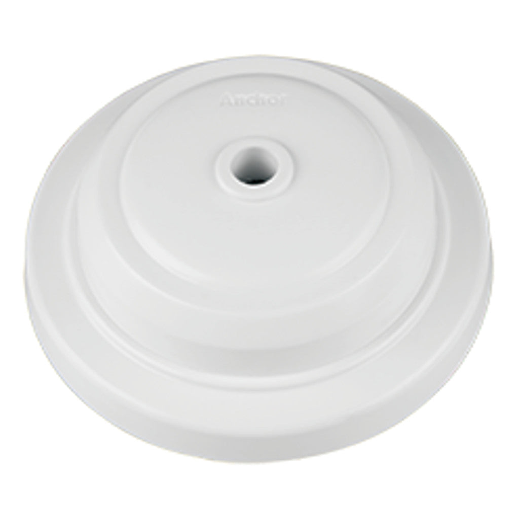 Anchor Penta Ceiling Rose 6A Jumbo 2 Plate White 