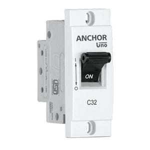 Anchor UNO Single Pole C Mini MCB White 