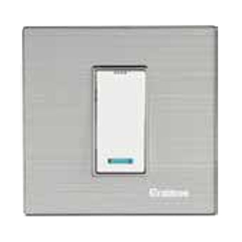 Crabtree Murano Modular Combined Plates Azure Steel Grey 1-12Module  