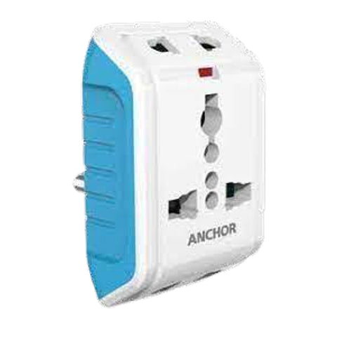 Anchor Multiplug Adaptor 3 Pin 6A 