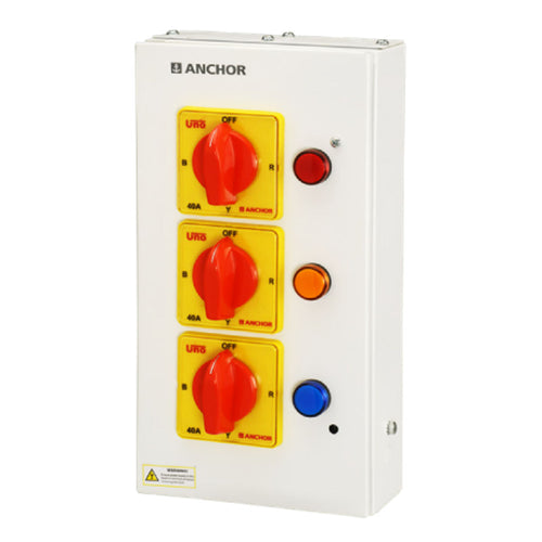 Anchor UNO 3 Rotary Switch Enclosure 