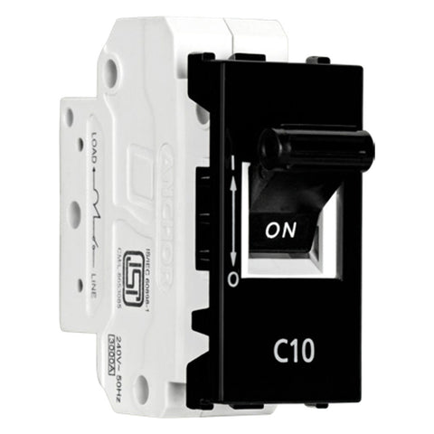 Anchor Roma Mini Modular SP MCB C Type Black 