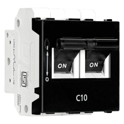 Anchor Roma Mini Modular DP MCB C Type Black 
