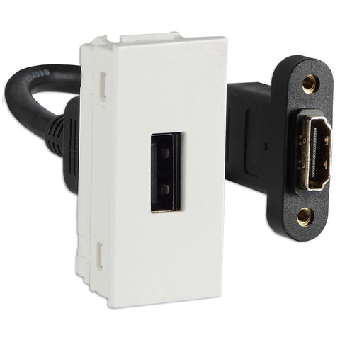 Crabtree Signia USB Socket For Data Transmission White ACWGGXW001 