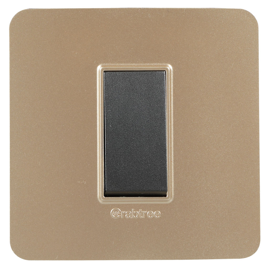 Crabtree Signia Modular Combined Front Plates Gold 1-6Module 