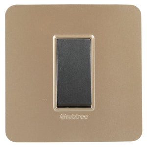 Crabtree Signia Modular Combined Front Plates Gold 1-6Module 