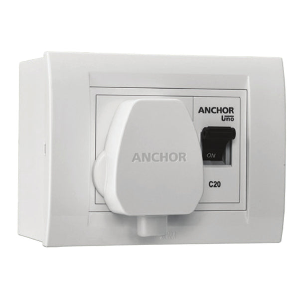 Buy Anchor UNO Modular AC Box With MCB Enclosure 20A 98488 Online at ...