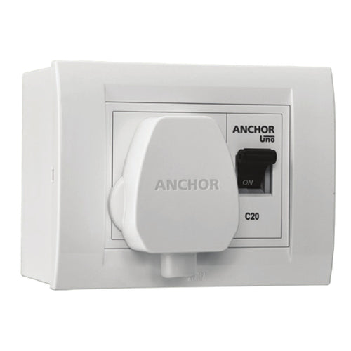 Anchor UNO Modular AC Box Without MCB Enclousure 20A 98489 