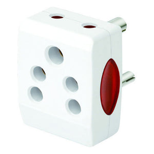 Fybros Zine 3 Pin Multi Plug Adaptor 8086 