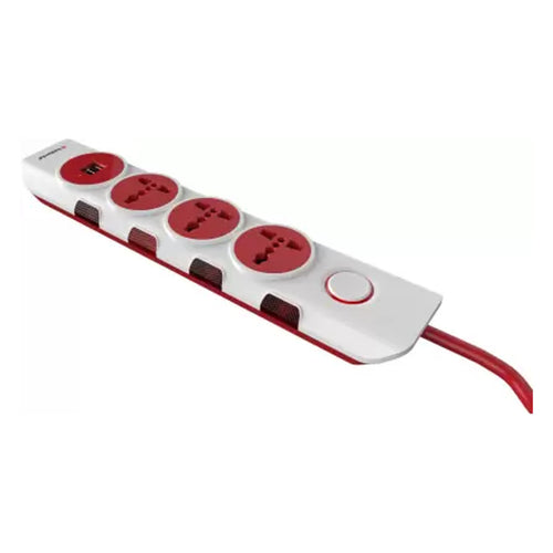 Goldmedal Curve Plus i-Design 4x4 Power Strip With USB 205107 