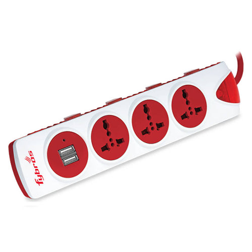 Fybros Zine Qubik 4X4 Power Strip With USB 9023 