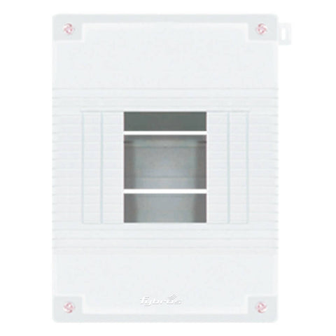 Fybros Zine 3-4 MCB Enclosure Plastic White 8070 