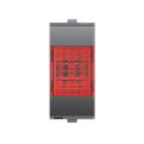 Goldmedal Nixon 1 Module Indicator With LED & Red Diffuser 101493 